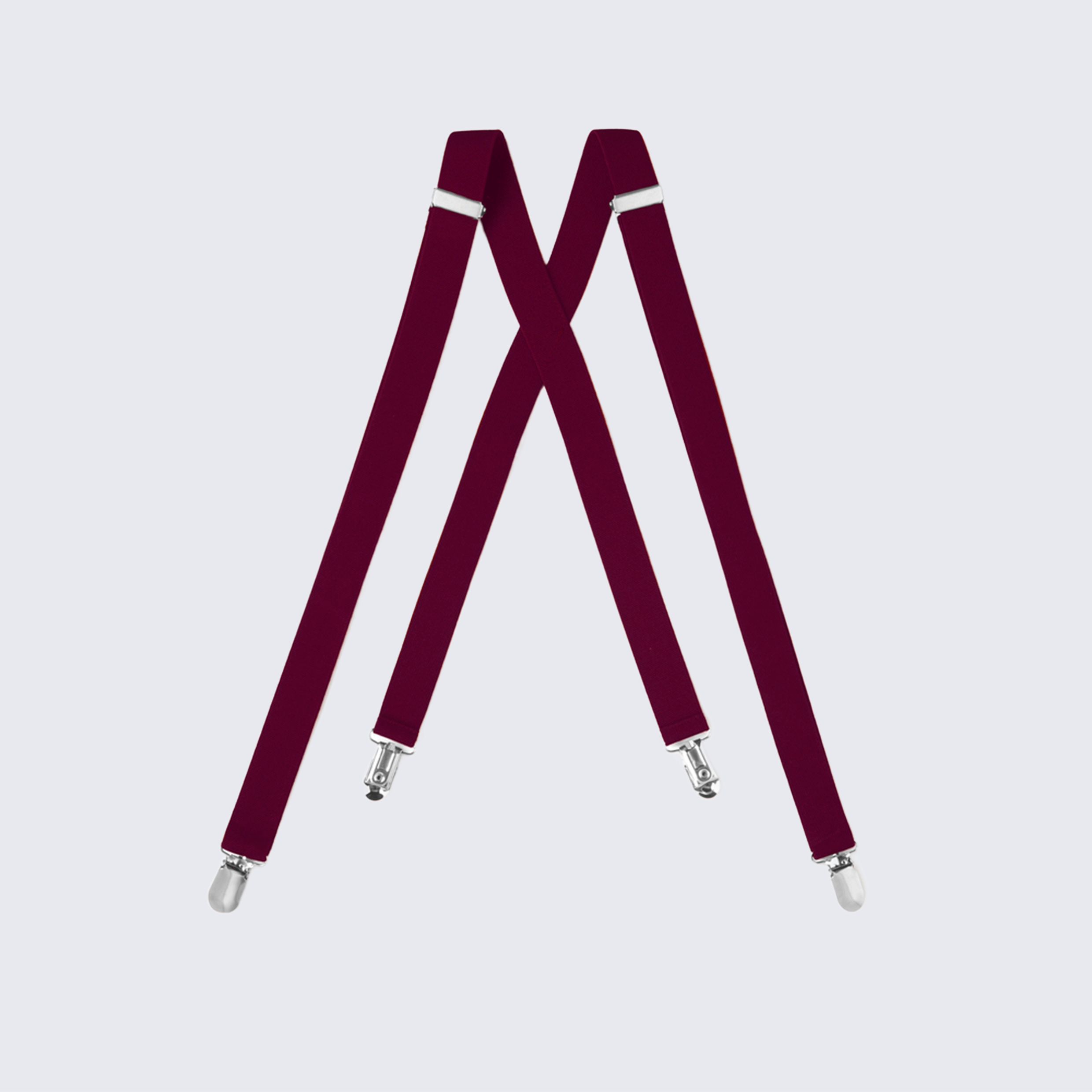 Burgundy Suspenders for Kids Teen Children - Wedding