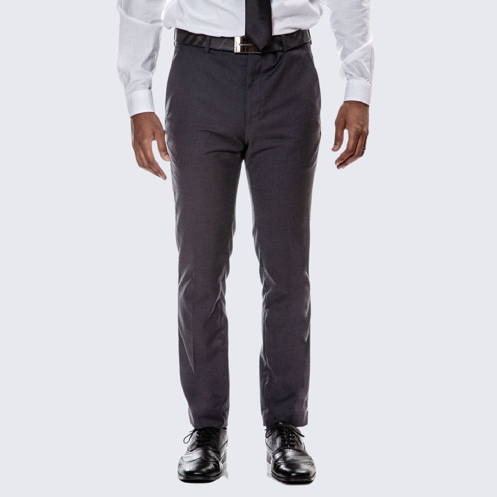 [DISCOUNTED] Charcoal Skinny Fit Suit Three Piece Set - Limited Sizes