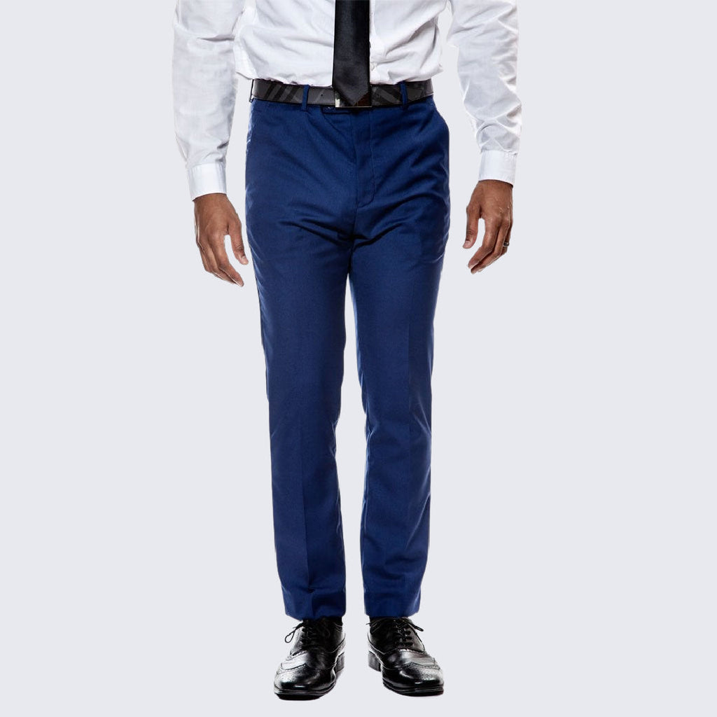 [DISCOUNTED] Indigo Blue Skinny Fit Suit Three Piece Set - Limited Sizes